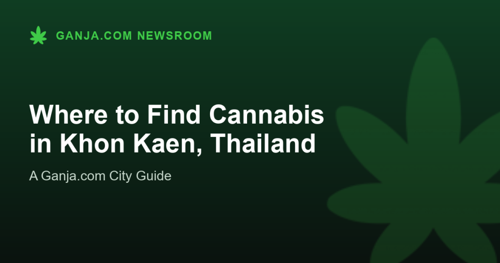 Where to Find Cannabis in Khon Kaen, Thailand